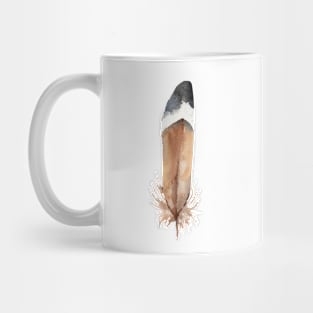 Pennaceous Feather. Watercolor Mug